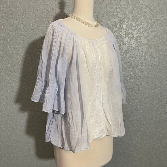 Chico’s Flowy Peasant Blouse - Picture 3 of 10